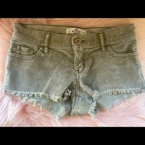 Hollister | Distressed Corday Shortie Shorts | Size 0